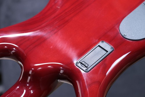 Spector Euro 4 CST Natural Red Burst Gloss Poplar Burl Top Electric Bass w/Bag - Picture 19 of 20