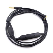 4ft Earphone Audio Cable with Remote For Shure SE215 SE535 MMCX 3.5mm Audio