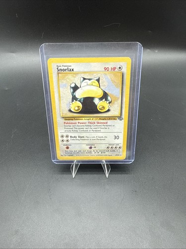 Pokémon TCG Snorlax Jungle 27/64 Non-Holo Rare Vintage 1999 WOTC Card NM/LP