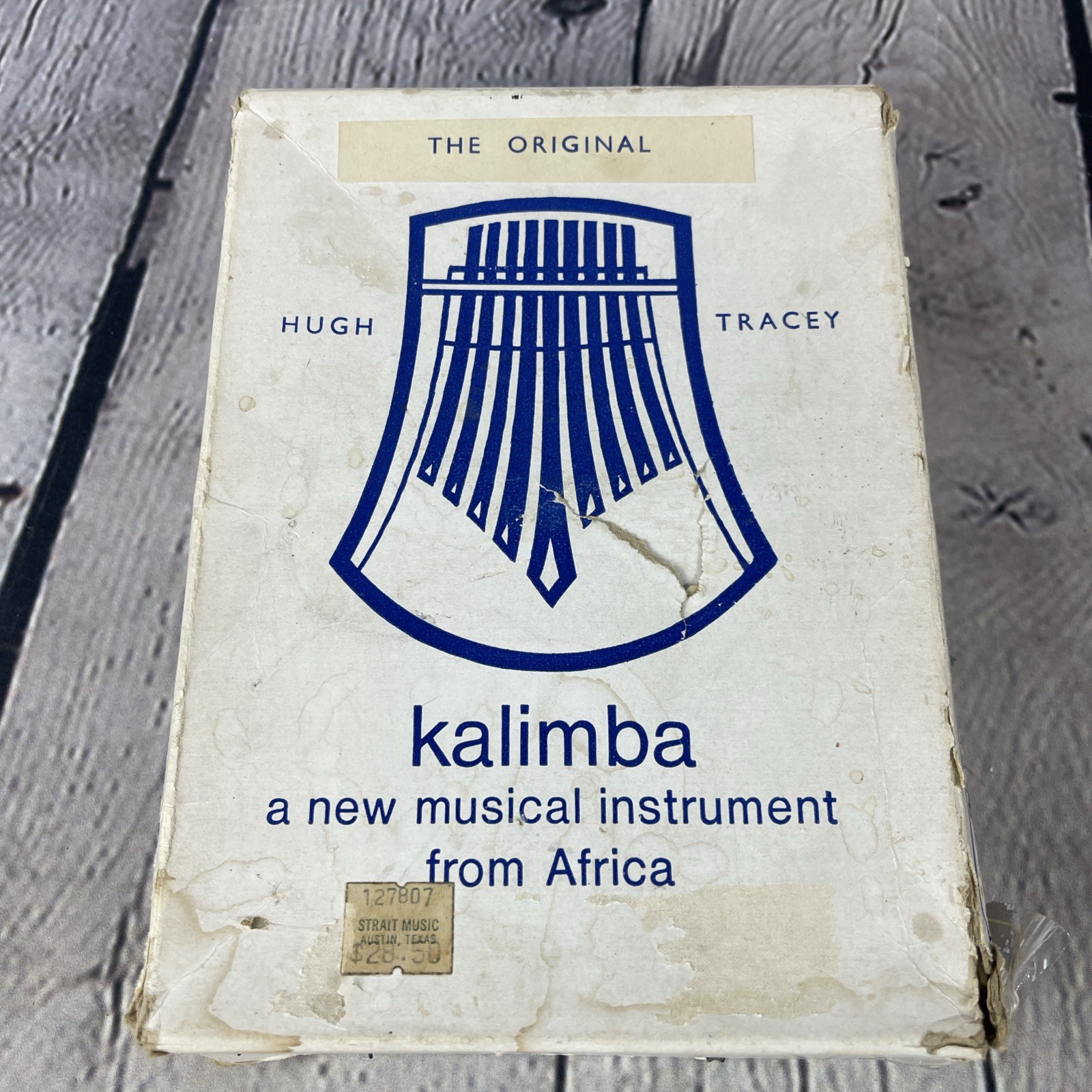 African Kalimba Musical Instrument The Hugh Tracey 17 Note South Africa 1966 