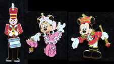 Walt Disney World pins: Nutcracker Suite series 2001 - 3 pin set, LE 3500