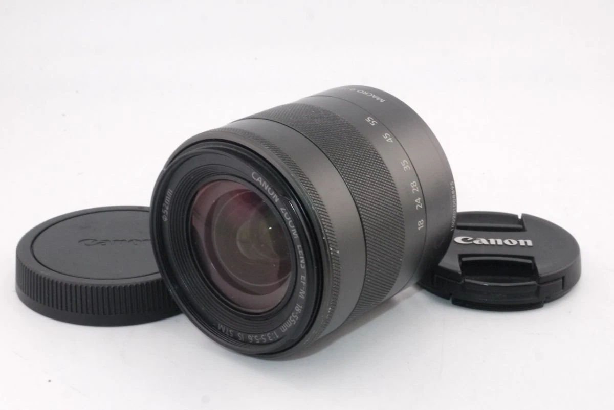 Preços baixos em Canon EF-M lentes de câmera de 18-55mm | eBay