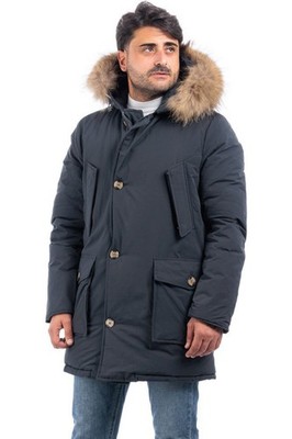 Herren Parka Eskimo Schnee gefüttert Kapuze Winterjacke Daunenjacke VEQUE