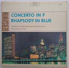 Gershwin Concerto In F / Rhapsody In Blue LP 5724 Vinyl 1970 Kenneth Alwyn VG+