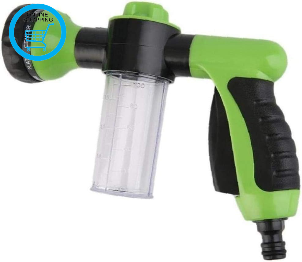 Spray Nozzle Hose Attachment for Garden Fertiliser Green