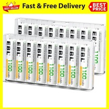 EBL Rechargeable AAA Batteries 16-Counts Ready2Charge 1100mAh Ni-MH Battery