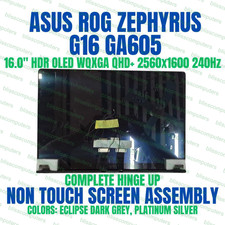 ASUS ROG Zephyrus G16 GA605W GA605WI 16" QHD 240Hz LCD Screen Assembly