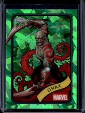 2025 Topps Chrome Marvel Sapphire Drax Green Refractor #/99