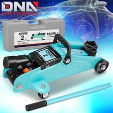 2 Ton For Truck Suv Pickup Pump Lift Low Profile Hydraulic Floor Jack Sky Blue