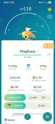 Shiny Magikarp 2022 Pokemon GUARANTEED LUCKY Gen1 Go Pokémon Read Desc Gyarados