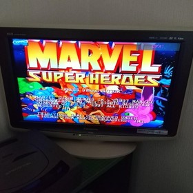 Sega Saturn Lot of 4 Game Marvel Super Heroes Vampire Hunter Virtua Fighter 2 SS