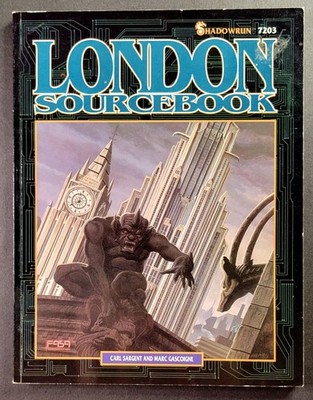 London Sourcebook Shadowrun RPG 1991 7203 FASA