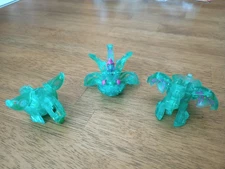 Bakugan Shun Evolution Pack Translucent Ventus Skyress, Storm Skyress, & Ingram