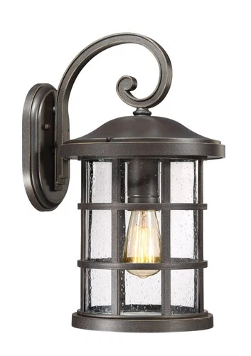 Quoizel CSE8410 Crusade 1 Light 18" Tall Outdoor Lantern Style - Bronze - Picture 1 of 7