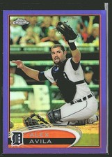 2012 Topps Chrome #131 Alex Avila Purple Refractors (b)