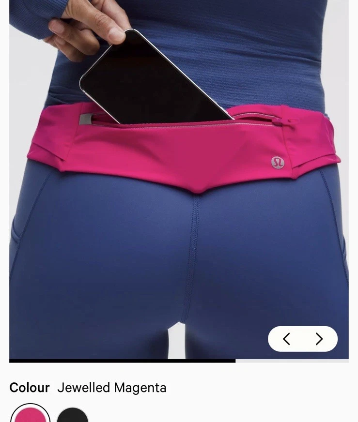 Lululemon Nulux Fast & Free Running Belt LU9BXLS Pink NWT 44$ Size L/XL - Image 2 of 4