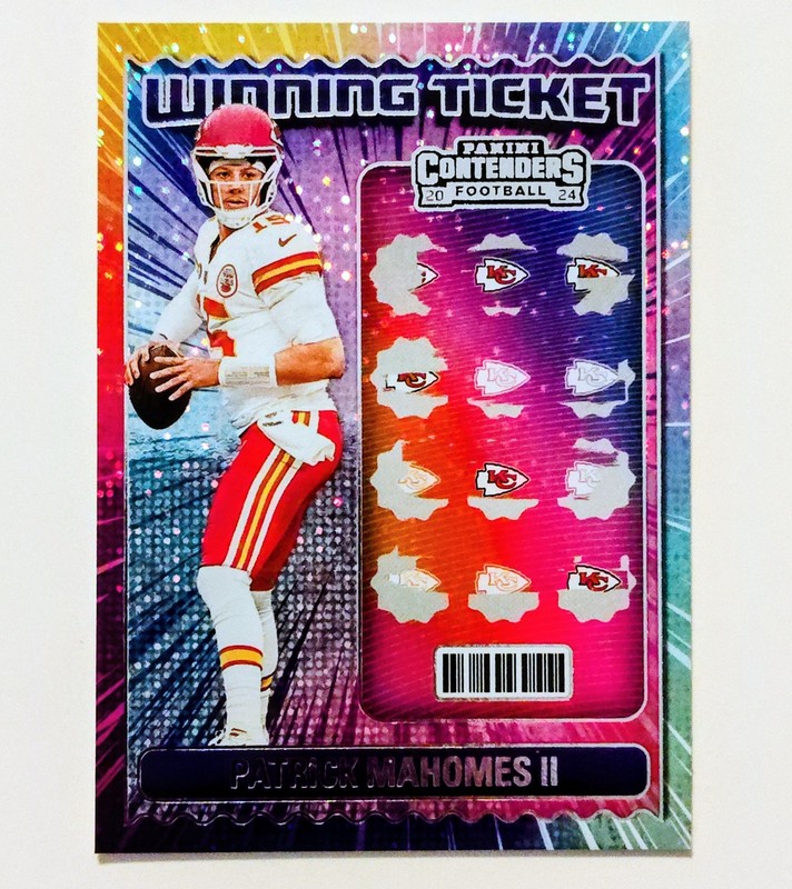 PATRICK MAHOMES II #1 2024 PANINI CONTENDERS WINNING TICKET Sparkle KC CHIEFS