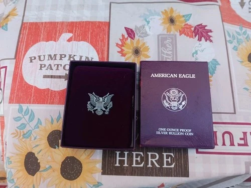 1992 S Proof $1 American Silver Eagle Dollar