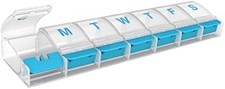 Weekly AM PM Pill Organizer Large