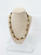 NWT Genuine Gold-Colored Pearls Necklace Gold Bronze Yellow