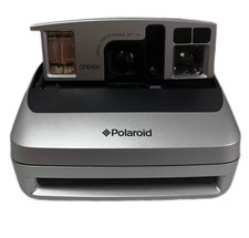 Polaroid One600 Classic Instant Film Camera UNTESTED With Manual - Silver