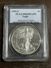 1999-P $1 American Silver Eagle PR69 DCAM PCGS 1 oz .999 Silver Proof Coin ASE