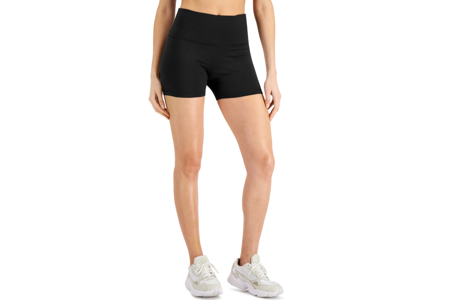 "ID Ideology Women 4\" Compression Biker Shorts Black Size XS"