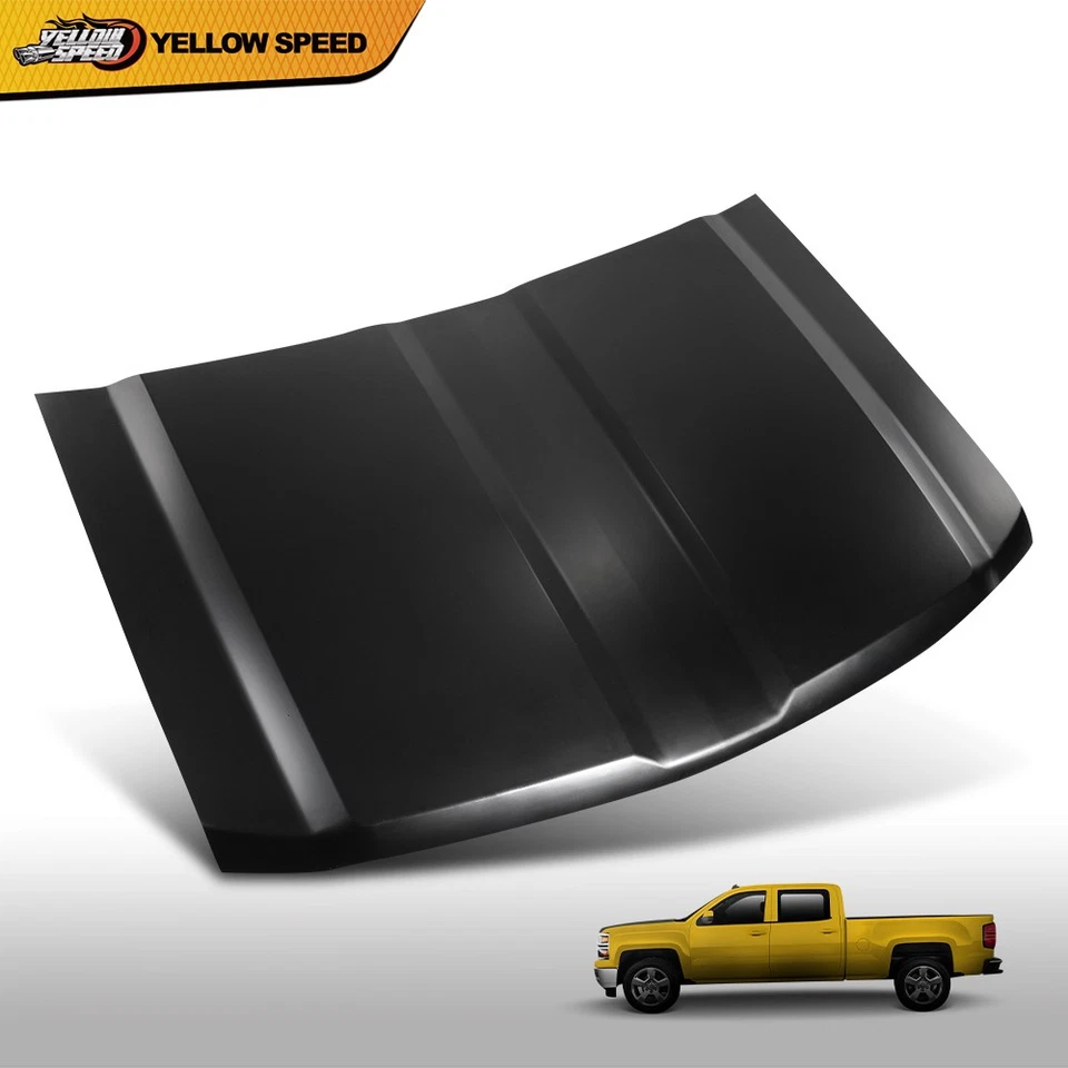 Panel de capó de acero GM1230451 23271756 apto para Chevrolet Silverado 1500 2014-2015 Foto 2 de 4