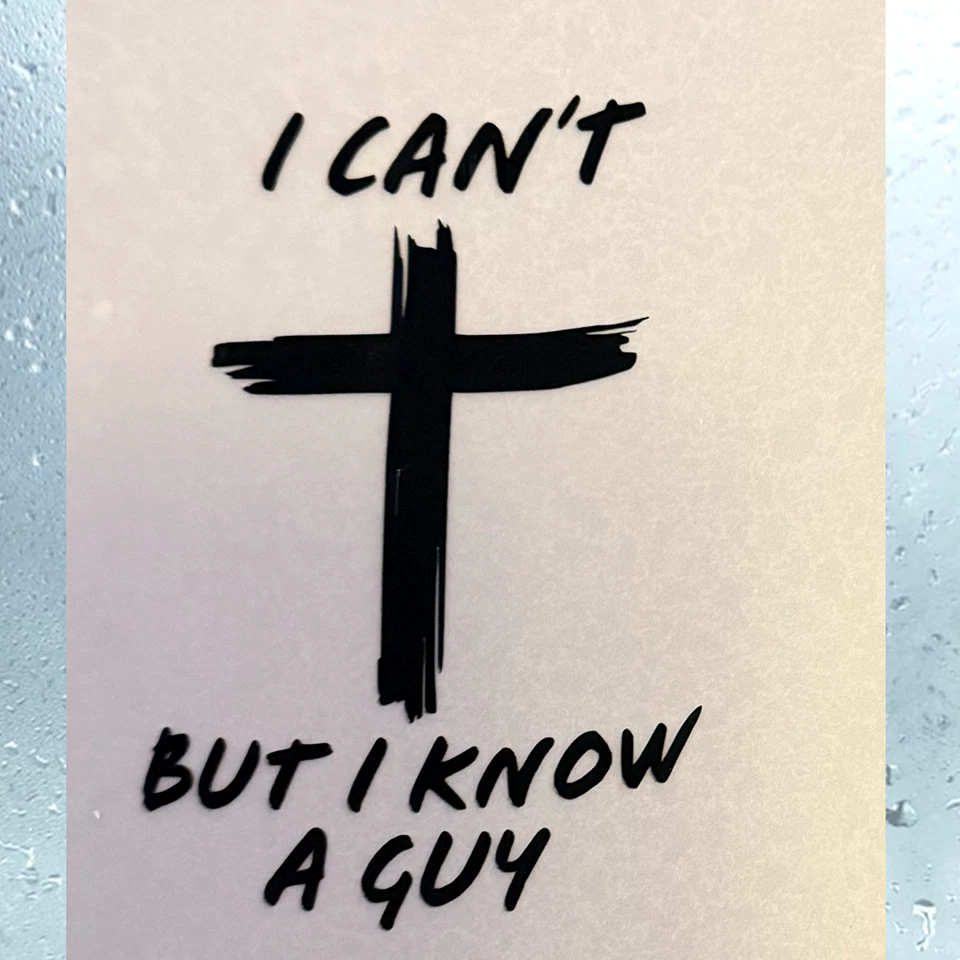 Calcomanía adhesiva de vinilo Jesús Pez Dios religioso cristiano coche camión ventana computadora portátil. Foto 4 de 4