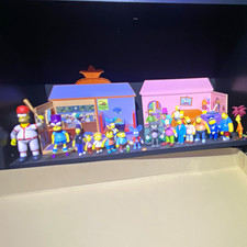 The Simpsons Boxed Playset w/ Action Figures, Homer, Bart, Lisa, Marge, Ned