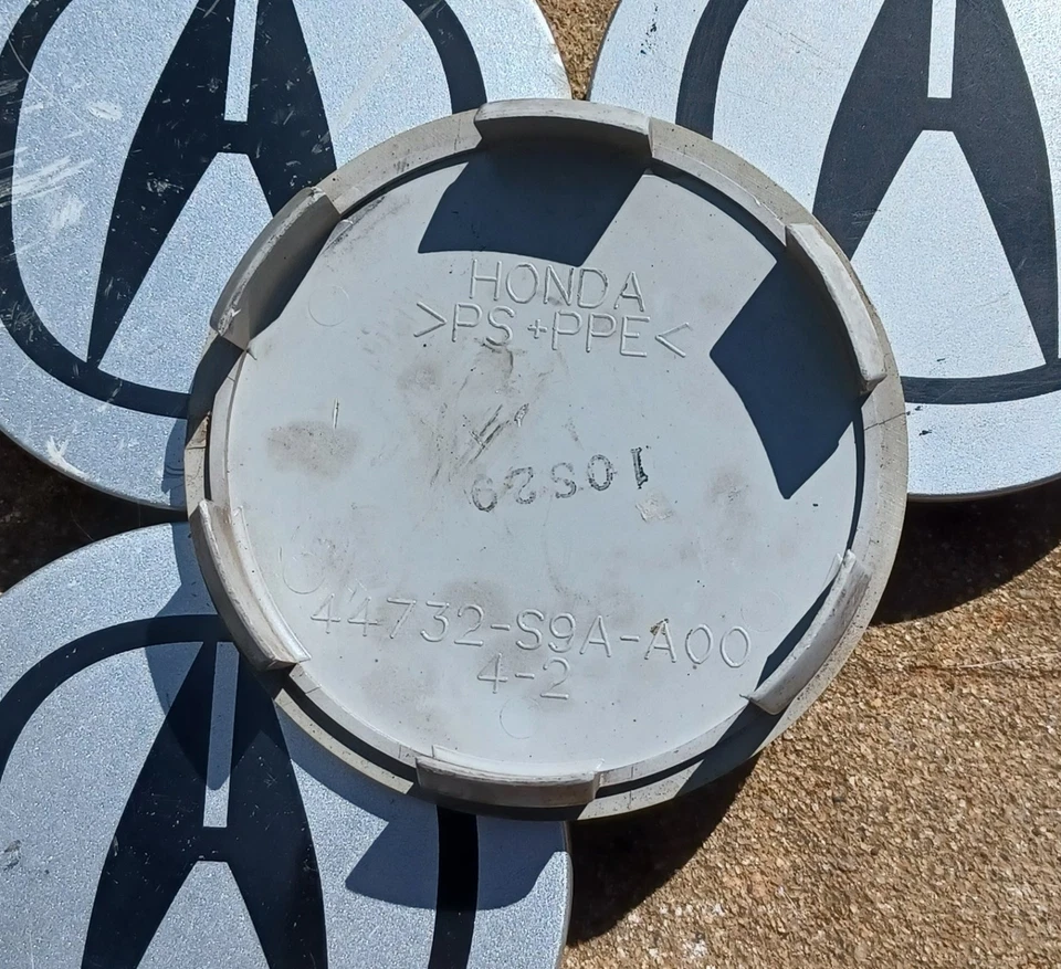 Juego de 4 tapas centrales Acura CL Integra MDX RDX, 1997-2009 p/n 44732 S9A A000 C1 Foto 3 de 3