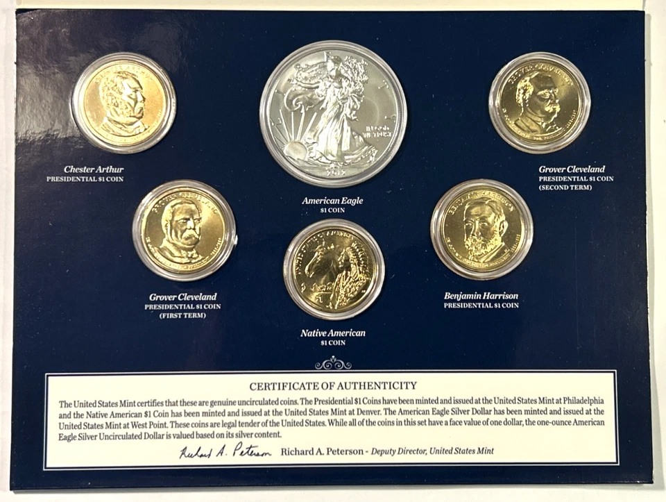 2012 US Mint Annual Uncirculated Dollar Coin Set, OGP w/COA Excellent Condition! - Image 2 of 4