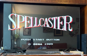 Sega Master System SpellCaster Cartridge Game - Tested/Works - Complete CIB