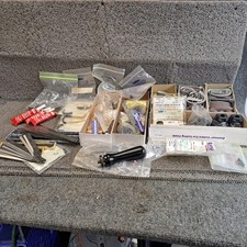 Eastman Cutting Machine, Parts Lot. Cutting Knives, Abrasive Belts. Etc.....