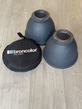 2x Broncolor P70 Standard Reflector & Broncolor Honeycomb Grid Set of 3 for p70