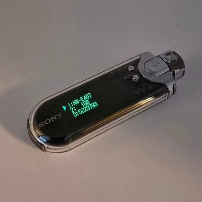 Sony Walkman NW-E407 Green 1GB OLED Player Bundle [Tested/Heavily