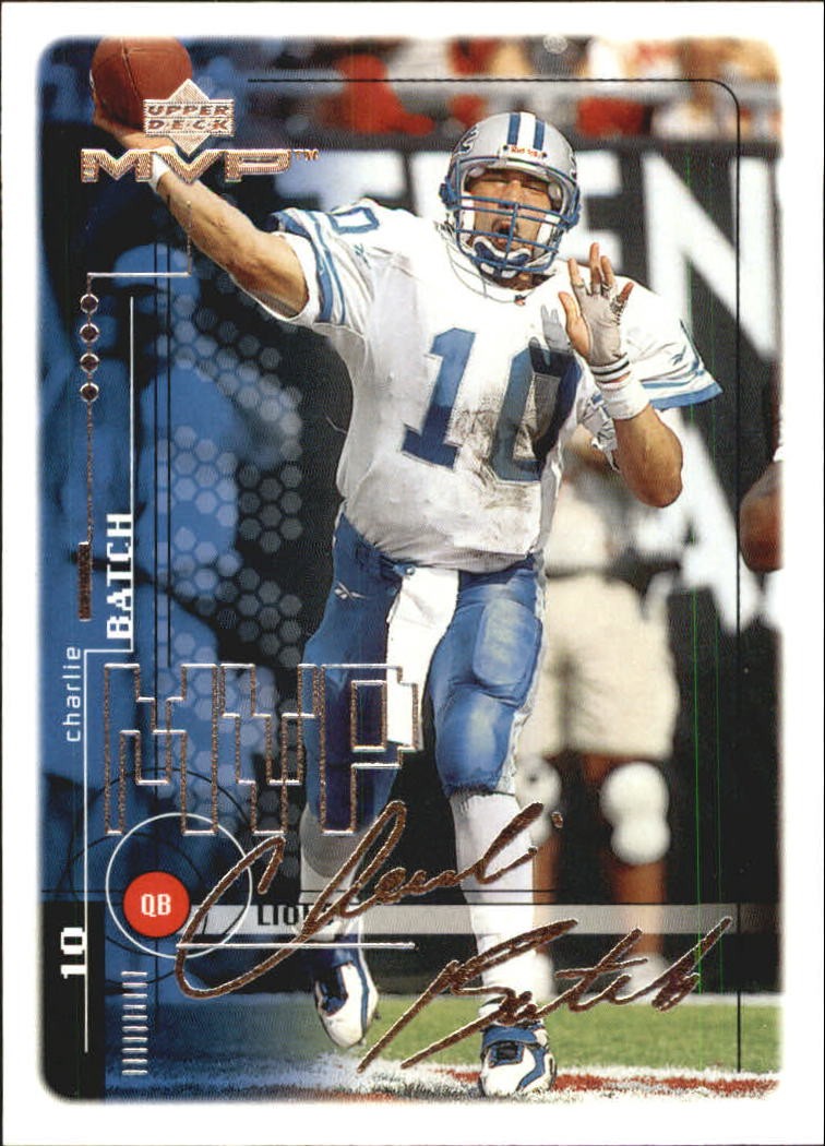 1999 Upper Deck MVP Silver Script #68 Charlie Batch - FB