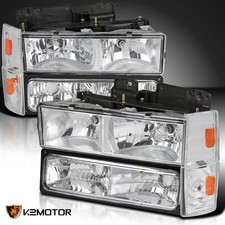 Fits 1988-1993 Chevy Gmc Ck C10 Sierra Suburban Headlightsbumpercorner Lamps