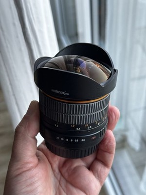 Walimex Pro 8mm Fisheye Objektiv für Canon EOS