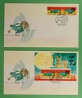 DR WHO 1999 AUSTRALIA CHRISTMAS ISLAND 2 FDC NEW YEAR RABBIT R79460