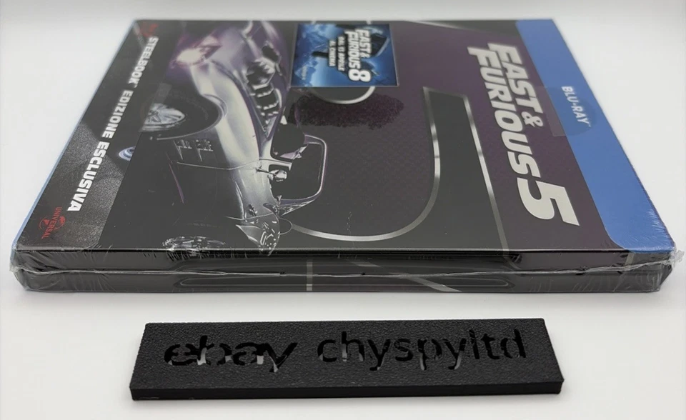FAST AND THE FURIOUS 5 Blu-Ray Steelbook - Italian IT - Letter Series O - Sealed - Image 4 of 4