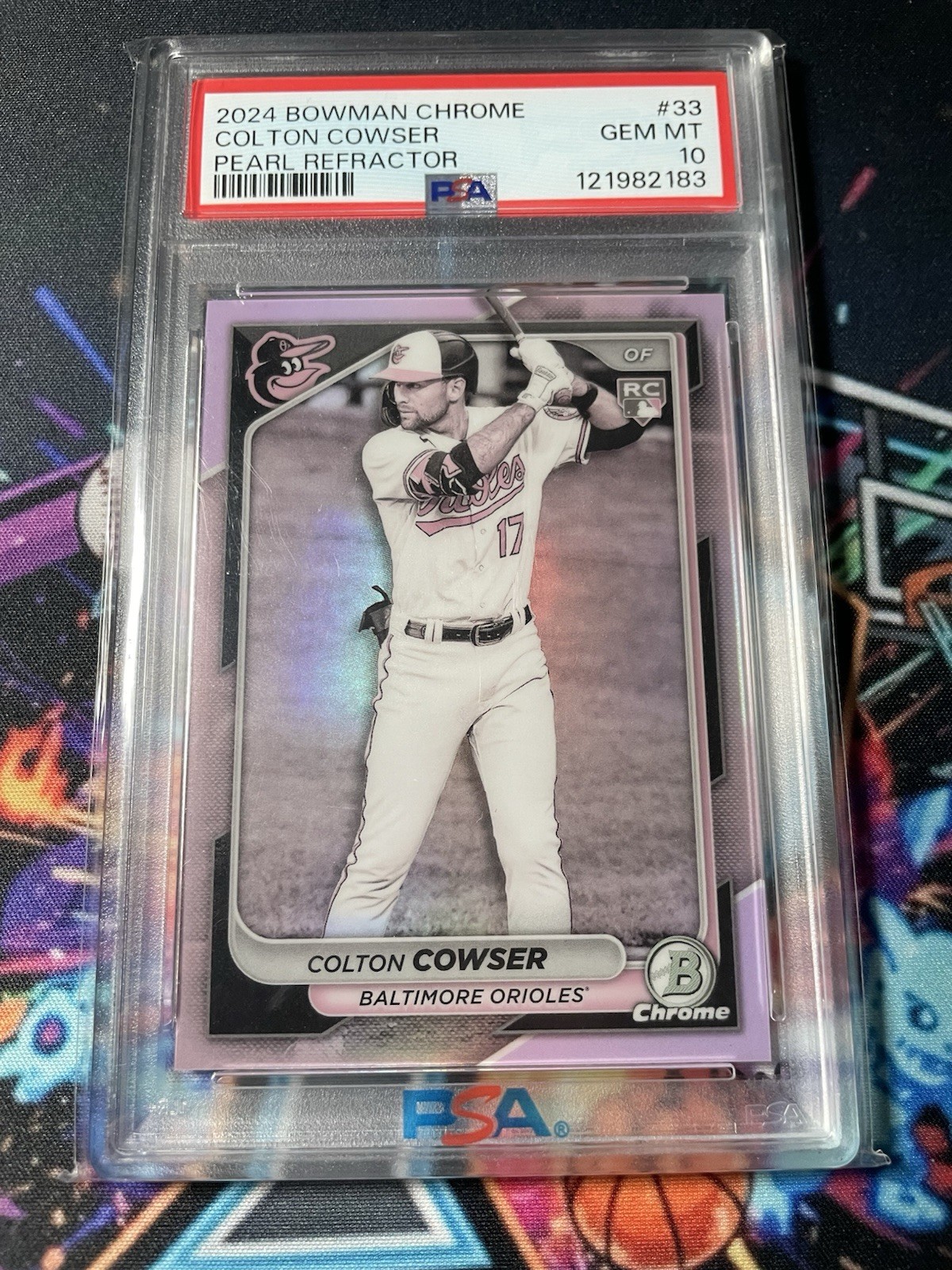 2024 Bowman Chrome - Colton Cowser #33 Pearl Refractor (RC)