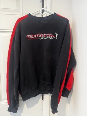 Vintage Champion Can/am Challenge Cup Lake Placid Sweatshirt Black