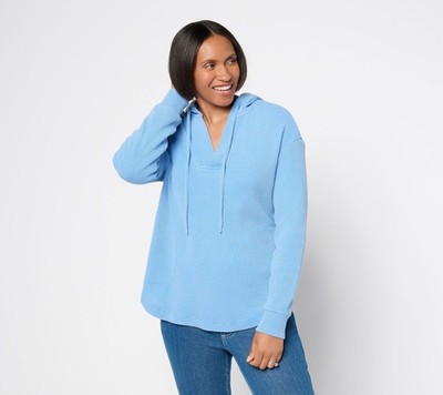 Belle by Kim Gravel Women's Top Plus Sz 2X Make Your AntiqueBlue A724063
