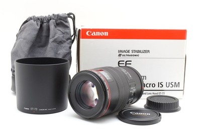 [Almost Unused] Canon EF 100mm f/2.8 L Macro IS USM AF Close Up Lens From JAPAN