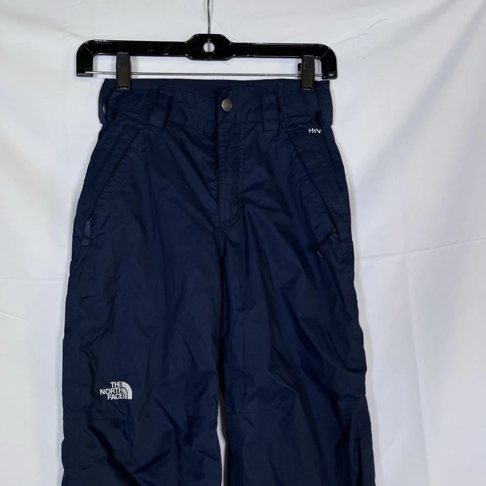 Pantalones de esquí de snowboard The North Face Hyvent talla juvenil niños S 7/8 azul marino Foto 2 de 4