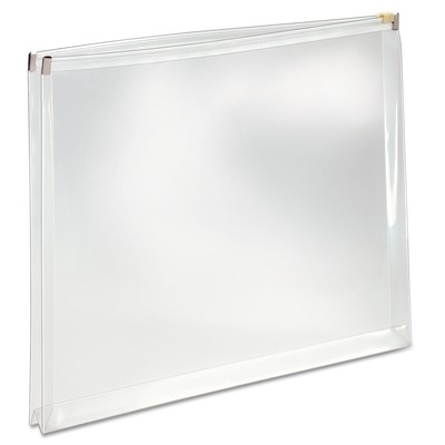 Pendaflex Globe Weis 84190 Specialty Poly Zip Strip Envelope Open Side Clear