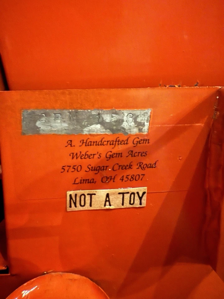 Allis Chalmers All Crop Harvester 1/20 Pressed Steel Farm Imp Replica - Image 3 of 4