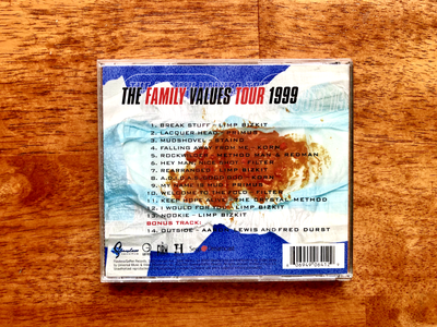 Family Values Tour 1999 CD Limp Bizkit/ Korn/ Filter/ Staind