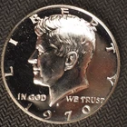 1970  *S * PROOF  KENNEDY SILVER HALF DOLLAR  *NICE *  - FREE SHIPPING! C3244